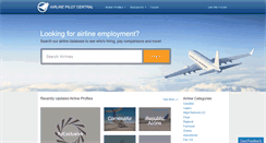Desktop Screenshot of airlinepilotcentral.com